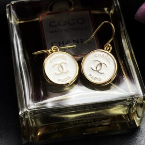 Authentic Chanel couture buttons transformed into one of a kind jewellery